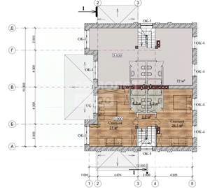 Коттедж 630м², 3-этажный, участок 5 сот.
