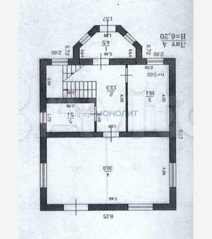 Дом 220м², 2-этажный, участок 20 сот.