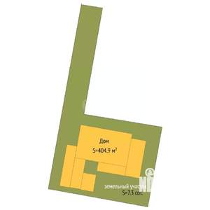 Дом 405м², 3-этажный, участок 7 сот.