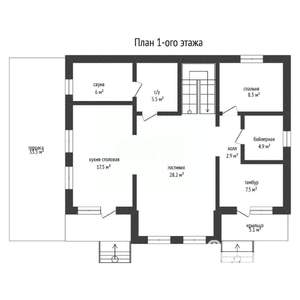 Дом 220м², 2-этажный, участок 14 сот.