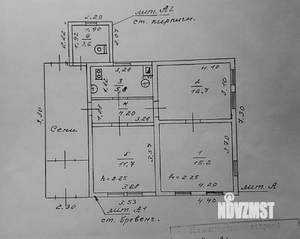 Дом 53м², 1-этажный, участок 4 сот.