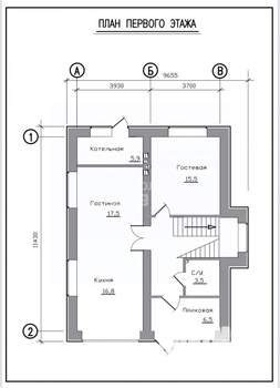 Дом 161м², 2-этажный, участок 4 сот.
