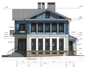 Дом 700м², 3-этажный, участок 6 сот.