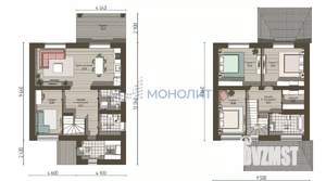 Коттедж 159м², 2-этажный, участок 5 сот.