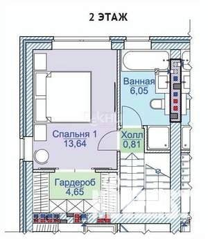 Таунхаус 92м², 2-этажный, участок 1 сот.