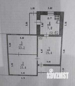 Дом 52м², 1-этажный, участок 8 сот.  
