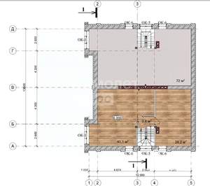 Коттедж 630м², 3-этажный, участок 5 сот.