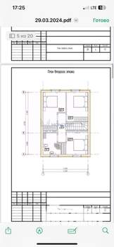 Дом 109м², 2-этажный, участок 5 сот.