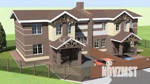 Таунхаус 242м², 2-этажный, участок 5 сот.