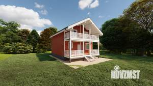 Коттедж 120м², 2-этажный, участок 5 сот.  