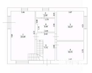 Дом 100м², 2-этажный, участок 5 сот.  