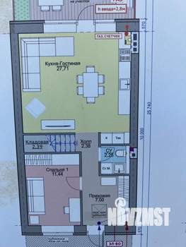 Таунхаус 110м², 2-этажный, участок 2 сот.  