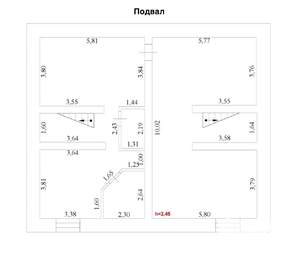 Дом 366м², 3-этажный, участок 8 сот.  