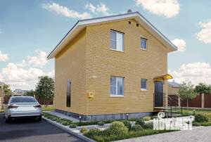 Коттедж 110м², 2-этажный, участок 6 сот.  