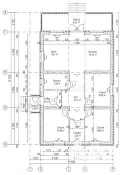 Дом 70м&sup2;, 1-этажный, участок 745 сот.  