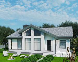 Дом 140м², 1-этажный, участок 6 сот.  