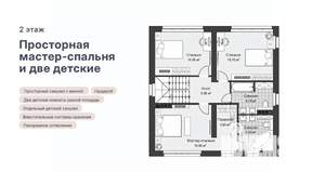 Дом 200м², 3-этажный, участок 2 сот.  