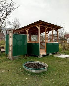 Дом 25м², 2-этажный, участок 6 сот.  