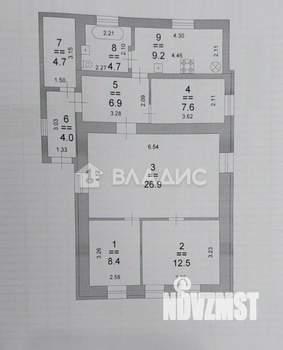 Дом 82м², 1-этажный, участок 6 сот.  