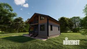 Коттедж 126м², 2-этажный, участок 4 сот.  