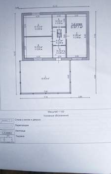 Дача 127м², 1-этажный, участок 5 сот.  
