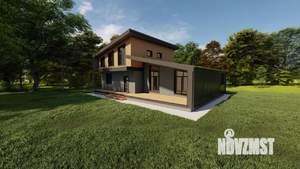 Коттедж 188м², 2-этажный, участок 5 сот.  