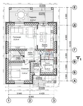 Коттедж 160м², 2-этажный, участок 8 сот.  