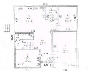 Дом 184м², 2-этажный, участок 11 сот.  