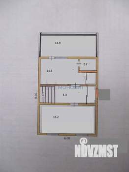 Дом 107м², 2-этажный, участок 18 сот.  