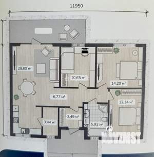Дом 120м², 1-этажный, участок 8 сот.  