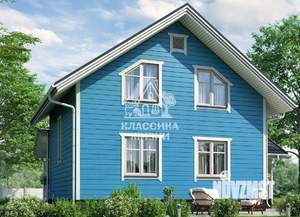 Дом 105м², 2-этажный, участок 5 сот.  