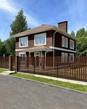 Дом 170м&sup2;, 2-этажный, участок 6 сот.  