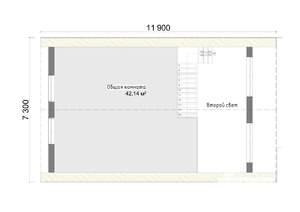 Коттедж 110м², 2-этажный, участок 4 сот.  
