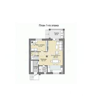 Дом 149м², 2-этажный, участок 8 сот.  