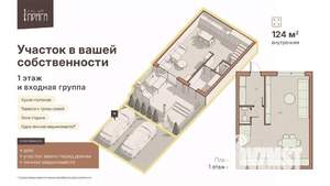Таунхаус 124м², 3-этажный, участок 2 сот.  