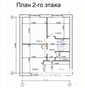Дом 132м², 2-этажный, участок 5 сот.  