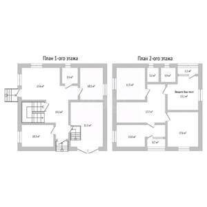 Дом 184м², 2-этажный, участок 11 сот.  