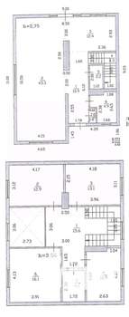 Коттедж 151м², 2-этажный, участок 10 сот.  