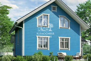 Дом 105м², 2-этажный, участок 5 сот.  