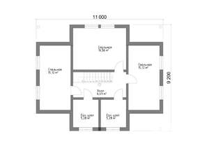 Коттедж 143м², 2-этажный, участок 5 сот.  