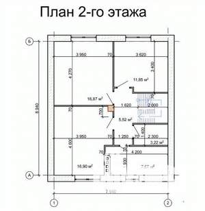 Дом 132м², 2-этажный, участок 5 сот.  