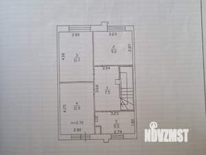 Таунхаус 112м², 2-этажный, участок 2 сот.  
