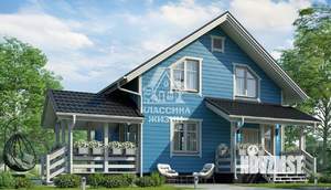 Дом 105м², 2-этажный, участок 5 сот.  