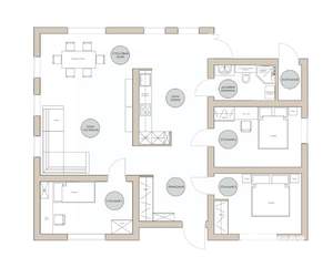 Дом 135м², 1-этажный, участок 10 сот.  