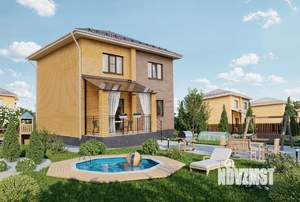 Коттедж 137м&sup2;, 2-этажный, участок 5 сот.  