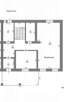 Таунхаус 194м², 2-этажный, участок 7 сот.  