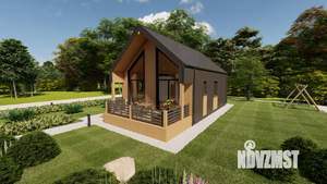 Коттедж 110м², 2-этажный, участок 4 сот.  