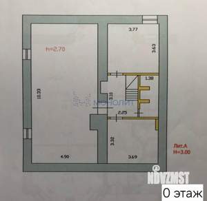 Коттедж 193м², 2-этажный, участок 11 сот.  