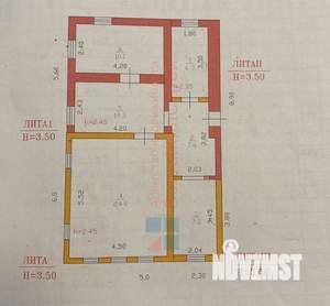 Дом 122м², 1-этажный, участок 13 сот.  