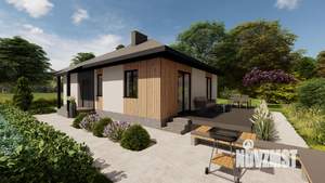 Коттедж 80м², 1-этажный, участок 5 сот.  